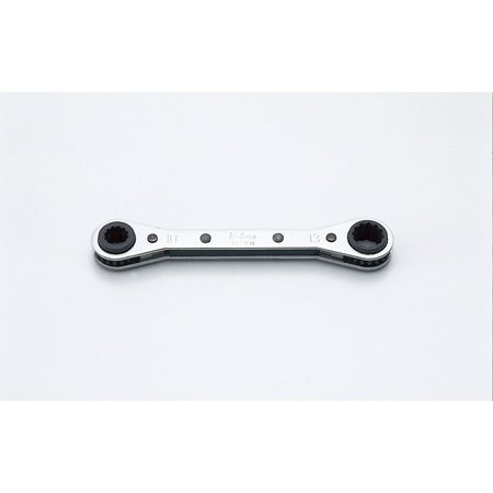 KO-KEN Ratcheting Ring Wrench 8-10x12-13mm 6 Point 141mm, Reversible 4 sizes 102KM.BH-8.10X12.13